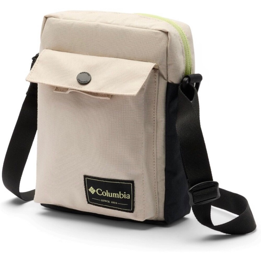 Columbia Unisex zigzag Columbia Beige and Black Men's Messenger Bag